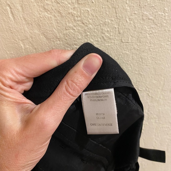 BCBG Belted Trousers Sz 4 - Picture 6 of 6